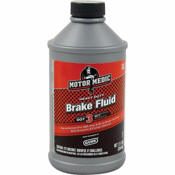 Motor Medic MotorMedic 12 Oz. Heavy-Duty DOT 3 Brake Fluid M4412